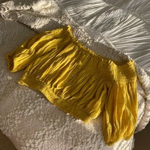 Free people off the shoulder top